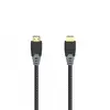 Câble HDMI haute vitesse, mâle-mâle, 8K, Ethernet, text., doré, 1,5 m
