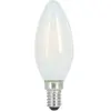 Ampoule filament led, E14, 470LM remp. 40W, amp. bougie, mate, blc chd Xavax