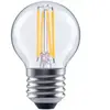 Ampoule fil. led, E27, 470LM rempl. 40W, amp. goutte, blc chd, transp. Xavax