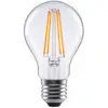 XAVAX Ampoule fil. LED, E27, 806lm remp. 60W, amp. incand., blc chd, trsp. Transparent