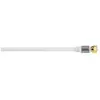 Câble raccord . sat ., f . mâle F - f . mâle F, text ., doré, 100 dB, 2,0 m