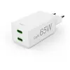 Hama Chargeur Rapide, GaN, 2 USB-C, PD/Qualcomm®, Mini-charg., 65 W, BLC
