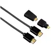 Hama HDMI (Typ A)   HDMI (Typ A) (1.50 m), Câble vidéo, Noir