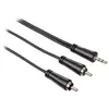 Hama audiokabel 3,5 jack - 2cinch stereo 1,5m, 1ster