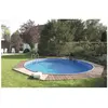 EDG Piscine enterrée en acier - Diamètre 5m x Hauteur 1,50m - Couleur ...