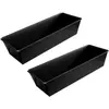 Zenker 9808350 Set van 2 Rechthoekige cakevormen, broodvorm, toastbroo...