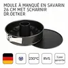 Moule à manqué et à savarin - DR. OETKER - ref. 1432 - Antiadhésif - Acier inoxydable - Fond amovible