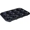 Zenker Perfect Black muffinvorm voor 12 muffins, 38 x 26 cm