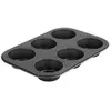 ZENKER 6534 MOULE 6 EMPREINTES POUR MUFFINS ACIER REVÊTU ANTIADHÉSIF