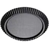 Zenker zwarte metallic taartvorm van 28 cm met omgekeerde vorm