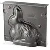 Moule à gâteaux 3D lapin de Pâques Zenker - 600 ml - Acier antiadhésif