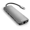 Sharkoon Combo (USB-C, 1 portion), Station d'accueil + hub USB, Gris