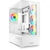 Sharkoon AK6 Case ATX Bianco in Vetro Temperato con Illuminazione RGB