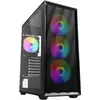 Sharkoon VK4 Rainbow (schwarz, Tempered Glass), Boîtier PC