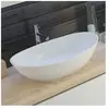 Hoesch, Lavabo, Vasque à poser NAMUR 600x350x120mm blanc (350 mm, 600 ...