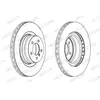 FERODO Disques de frein pour LAND ROVER: Range Rover (Ref: DDF1435C-1)