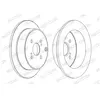FERODO Disques de frein pour TOYOTA: Corolla Verso (Ref: DDF1409C)