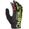 Oneal Mayhem Nanofront Attack Motorcross handschoenen, zwart-geel, afmeting S voor man