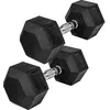 Haltères hexagonaux 30 KG (2 x 15 KG) MOVIT