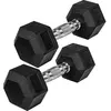 Haltères hexagonaux 12 KG (2 x 6 KG) MOVIT