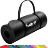 MOVIT® Gymnastikmatte, 183x60x1,0 cm, Yogamatte, Schwarz