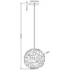 NINO LEUCHTEN Suspension lampe suspendue plafonnier lampe de cuisine lampe de salle à manger plumes d 60 cm