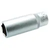 BGS TECHNIC Douille pour clé, six pans, profonde 6,3 mm (1/4") 10 mm