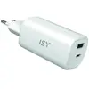 ISY Chargeur Multiports Universel 2x Usb Blanc (iac-5065)