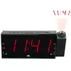 OK. Radio-réveil Avec Projecteur Noir (ocr 161-pr)