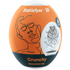 Satisfyer Masturbator Egg, verschillende structuren, hydro-actief TPE, geen glijmiddel nodig, voor eenmalig gebruik