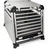 Nobby Carbox en Aluminium Round Corner l x P x H 59 x 55 x 49 cm