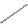 Nobby Collier velours gris (prune) 42 cm (33-39 cm) 19/21 mm