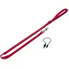 NOBBY 80757-01 FLASH MESH Laisse Rouge Taille M L 120 cm Largeur 25 mm