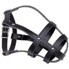Nobby Muselière en cuir noir - Taille 4-29/37 cm