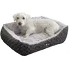 Nobby - Seoli / 71185 - Lit pour Chat, Lit pour Animaux - Gris foncé/clair - 75 x 60 x 23 cm