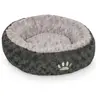 Nobby Seoli Donut pour Chien Diamètre 80 cm Gris Foncé/Gris Clair