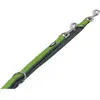 Nobby Laisse Classic Preno Vert fluo/gris L 200 cm l 15/20 mm