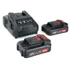 Flex Flex 18V 2x batterie 2,5 Ah + Set chargeur d'alimentation 22 Q