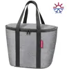KlickFix Twist Panier de guidon Argenté Taille unique