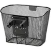 Panier avant vélo KLICKFIX E avec support noir - Charge 7 kg