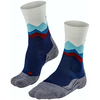 FALKE TK2 Wandelsokken anti blaren, medium padding merinowol sportsokken dames blauw - Maat 37-38