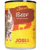 JosiCat 12x 400g de nourriture humide en gelée au boeuf nourriture pour chat humide