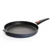 Poêle ronde en fonte 32 cm avec manche amovible 1532dpi Diamond lite - Woll 5 Gris