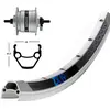 Bike-Parts Exal Zx19 Dynamo Shimano Dh3n31 Voorwiel Zwart 9 x 100 mm