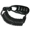 XLC Scareface LO-L05 Câble antivol à spirale à chiffre Noir 1200 mm