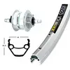 Bike-Parts Roue avant VTC 28P moyeu dynamo Shimano DH3D30 - Jante Rigida ZAC 19 - Adulte Mixte - RIGIDA