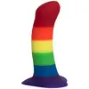 Fun Factory - Amor - Dildo met zuignap - Regenboog kleuren - Pride edition