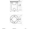 EVN-Lichttechnik, Éclairage d'extérieur, Encastré de sol à LED (373 lm...