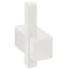 Zack handdoekhaak Carvo wit rvs - boren - 40813
