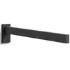 Zack Linea handdoekhouder zwart RVS